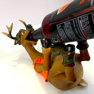 Whimsical Drinking Deer Wine or Spirits Holder, Bar, Man Cave